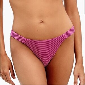 ViX by Paula Hermanny Kayla Fany Low-Rise Full Bikini Bottom size Small